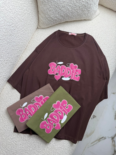 تیشرت باکسی لش BaDDiE